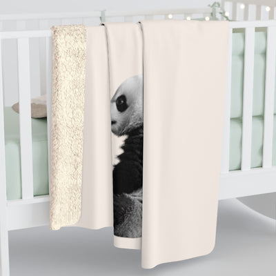 Panda Sherpa Fleece Blanket