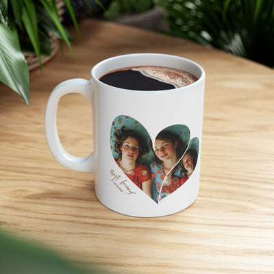 Best Friend Personalized Photos x 2 Mug