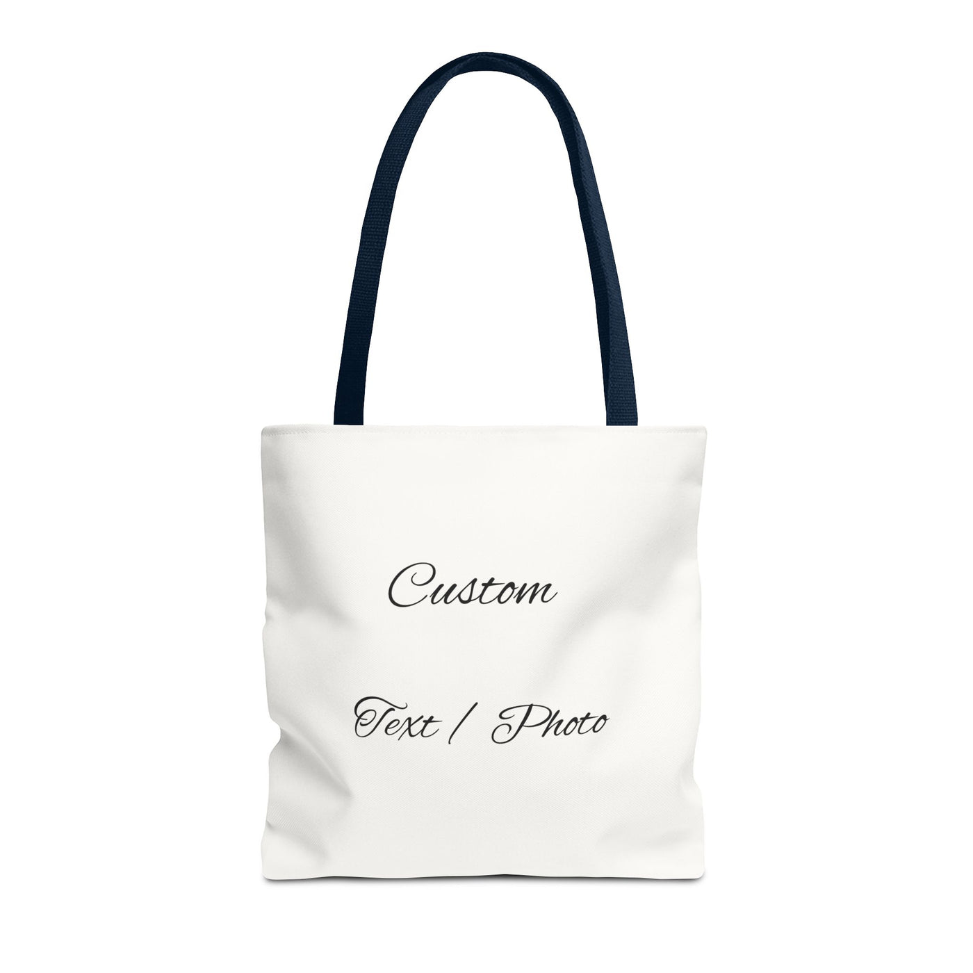 Custom Text or Photo Tote Bag