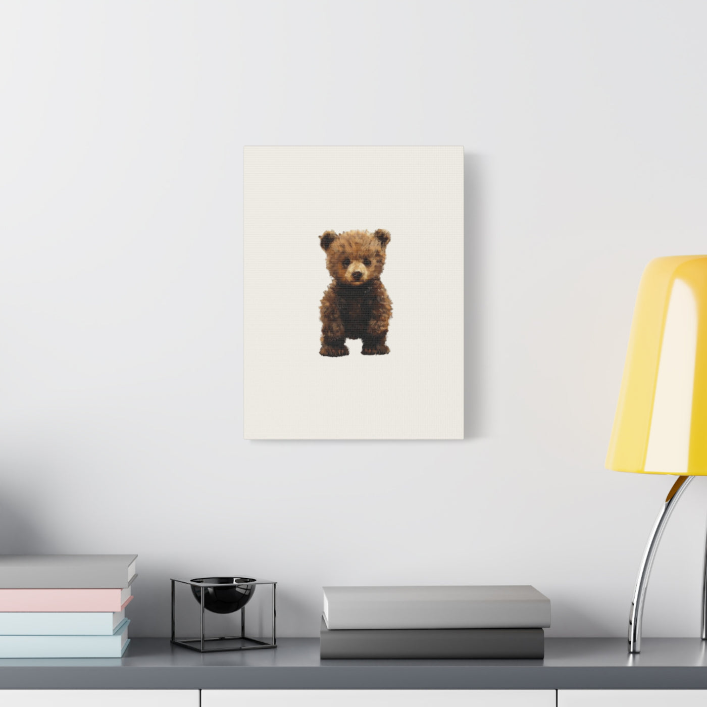 Bear Portrait Matte Canvas, Stretched, 1.25"