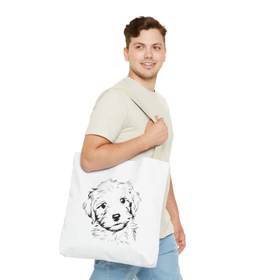 Poodle Puppy Tote Bag