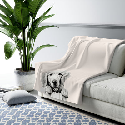 Labrador Sherpa Fleece Blanket