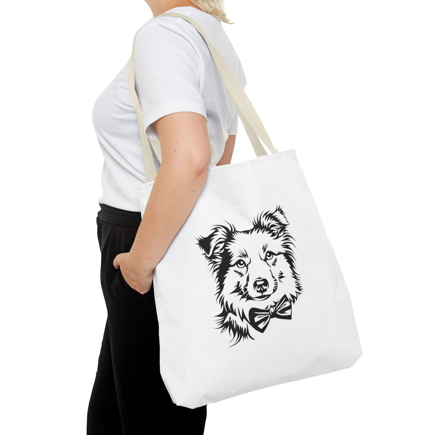 Border Collie Tote Bag