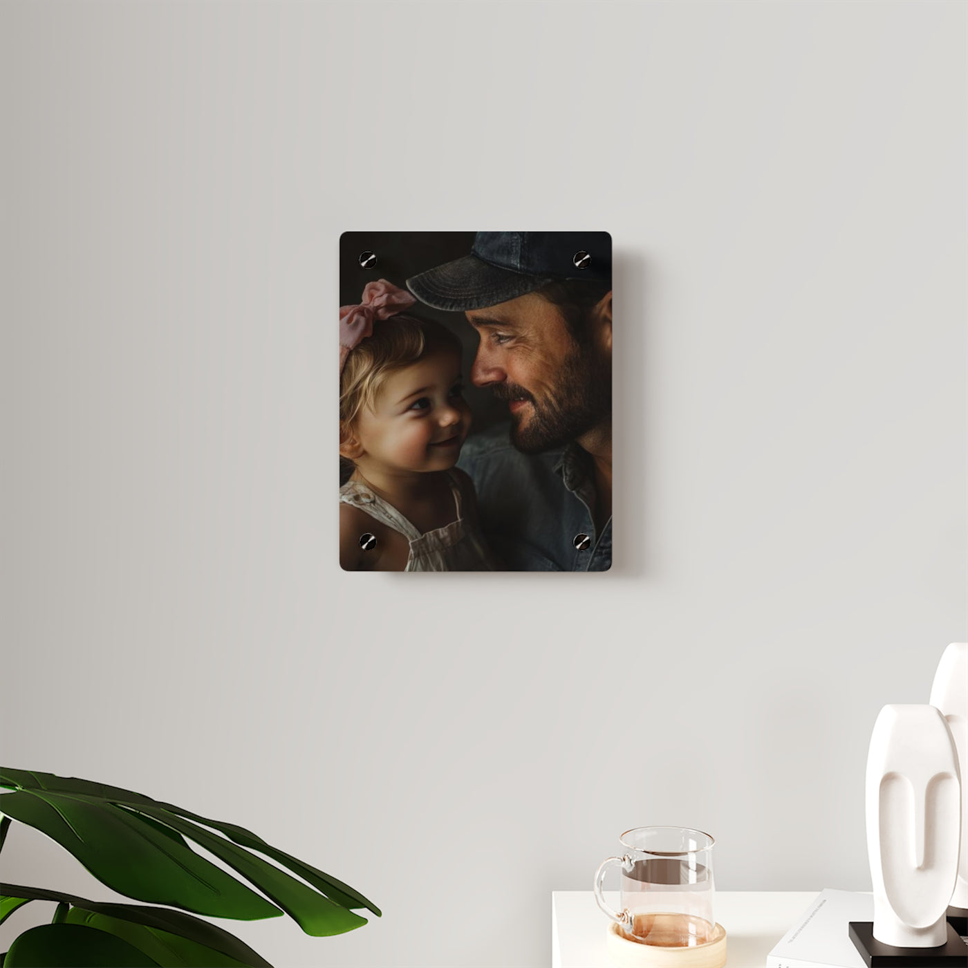 Dad & Daughter Custom Photo Acrylic Wall Art Panels