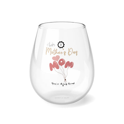 Personalized First Mothers Day Glass