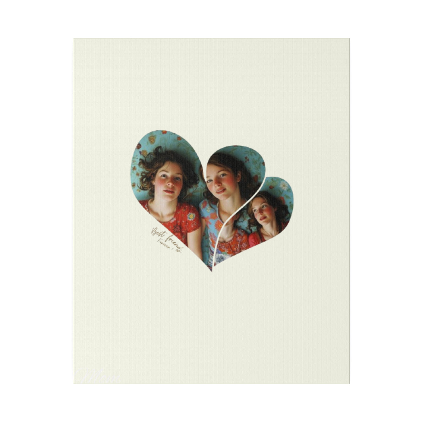 Friends Photo Matte Canvas, Stretched, 0.75"