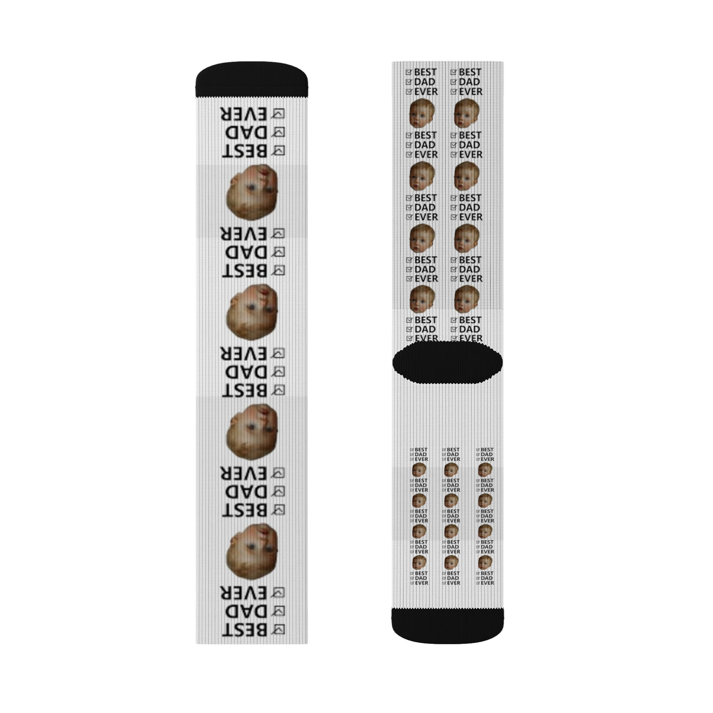 Personalized Face Socks Dad Gift