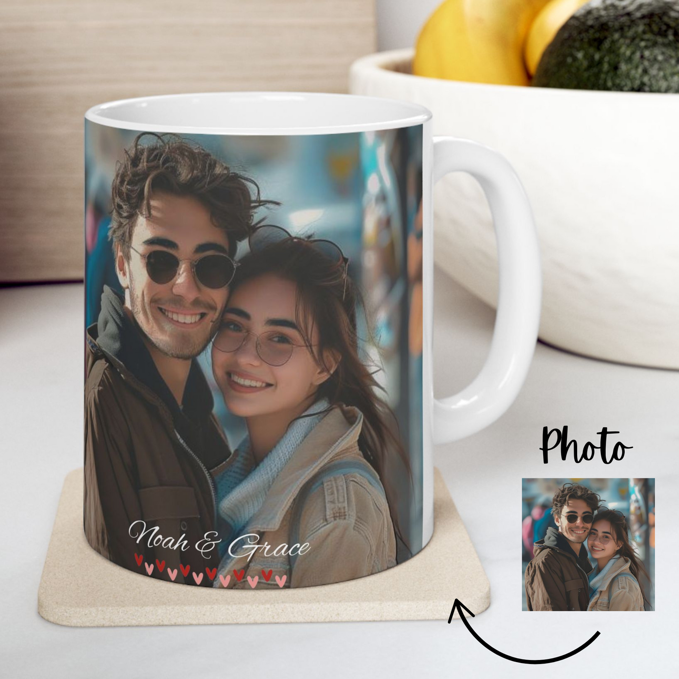 Custom Photo Mug Couple