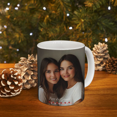 Custom Mug Photo Sisters