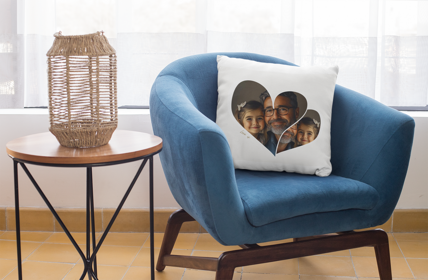 Photo Pillow, Dad Present, Personalized Pillow