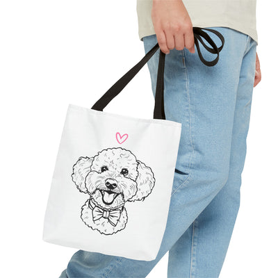 Poodle Tote Bag