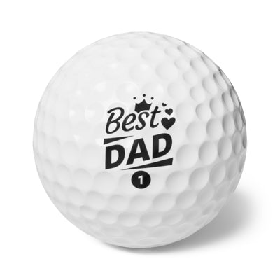 Personalized Dad Golf Balls, 6pcs