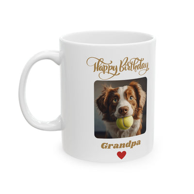 Pet Happy Birthday Mug Grandpa