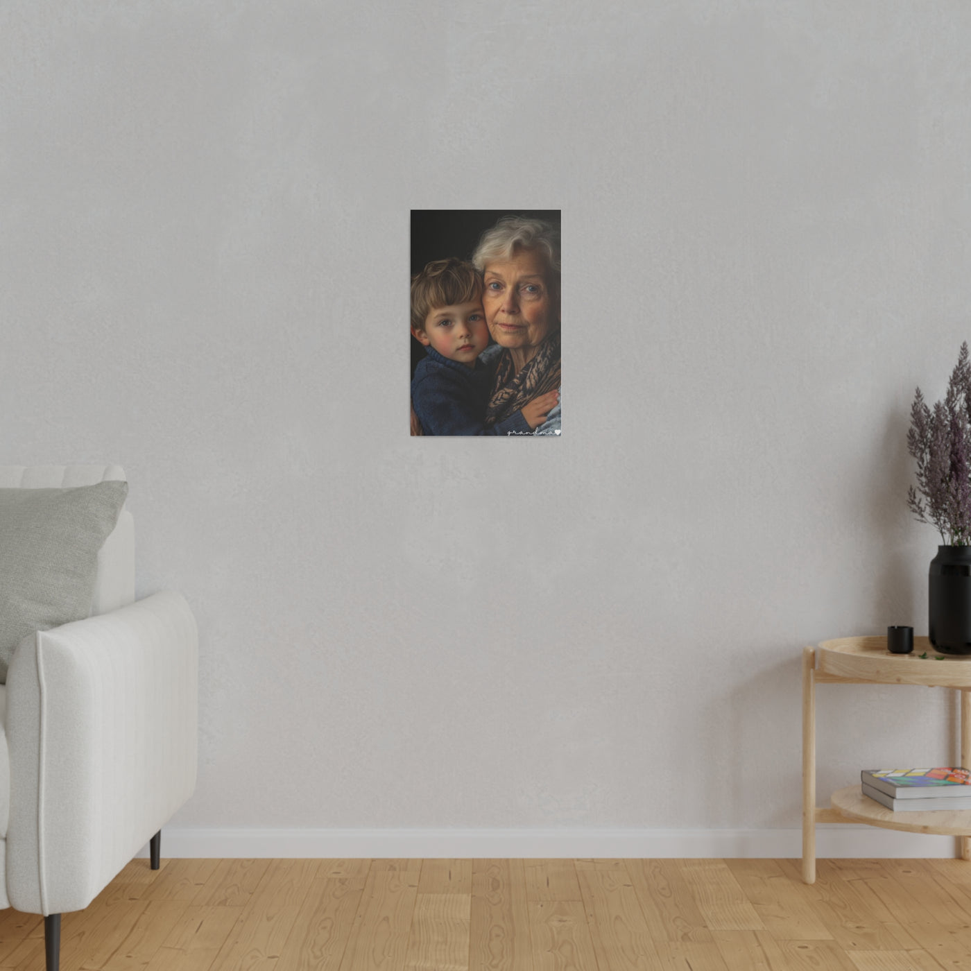 Photo Grandma Matte Canvas, Stretched, 0.75"