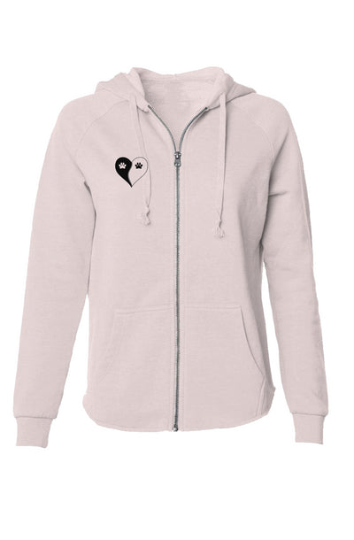 Dalmatian Zip Hooded