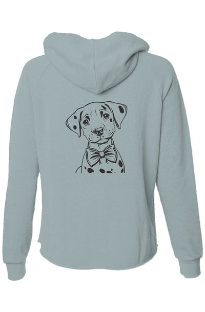 Dalmatian Zip Hooded