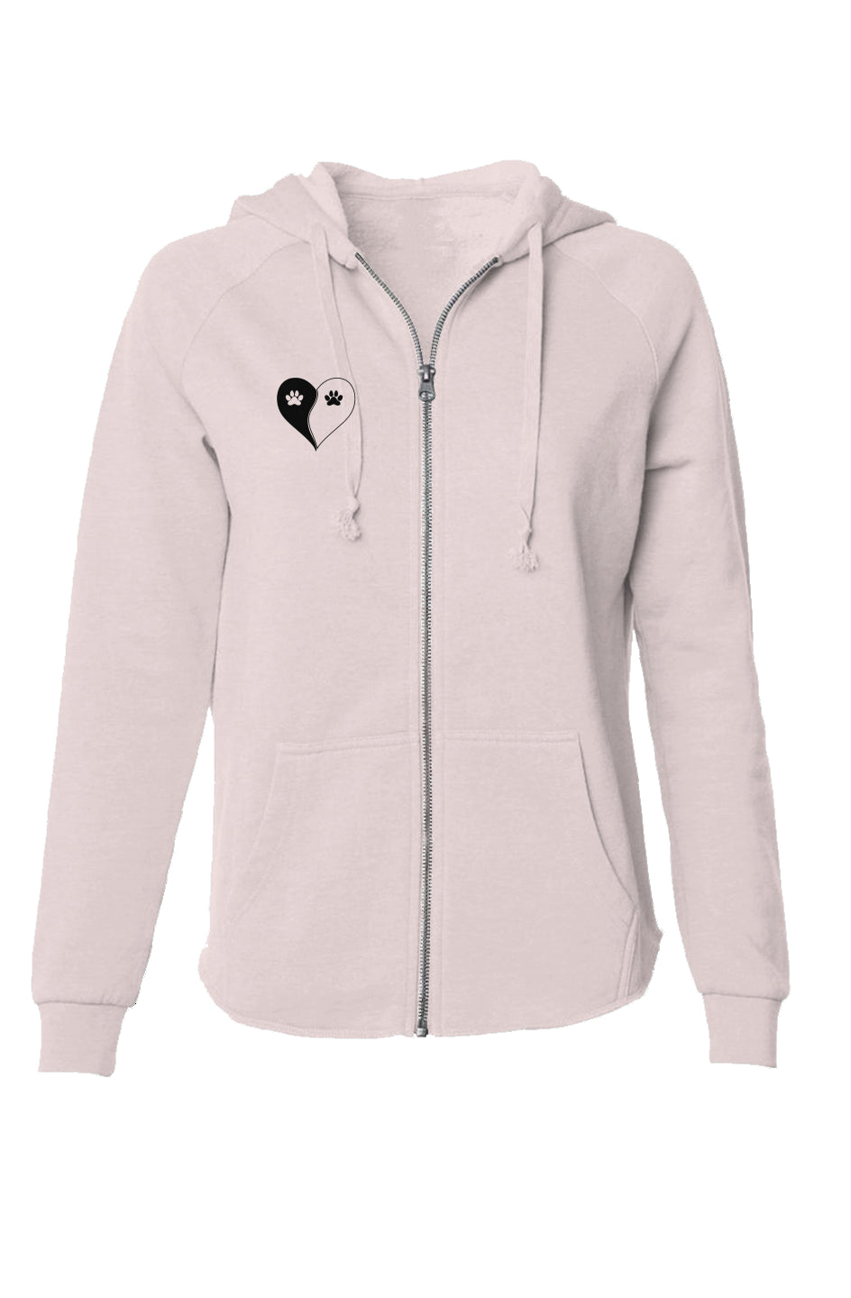 Dalmatian Zip Hooded