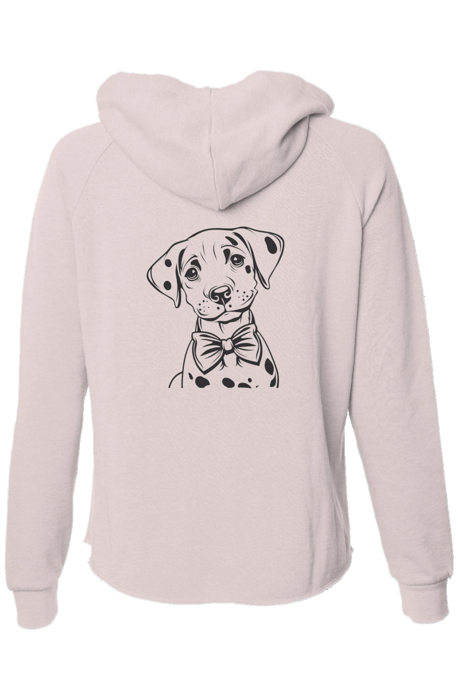 Dalmatian Zip Hooded