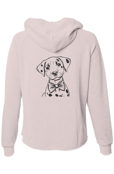 Dalmatian Zip Hooded