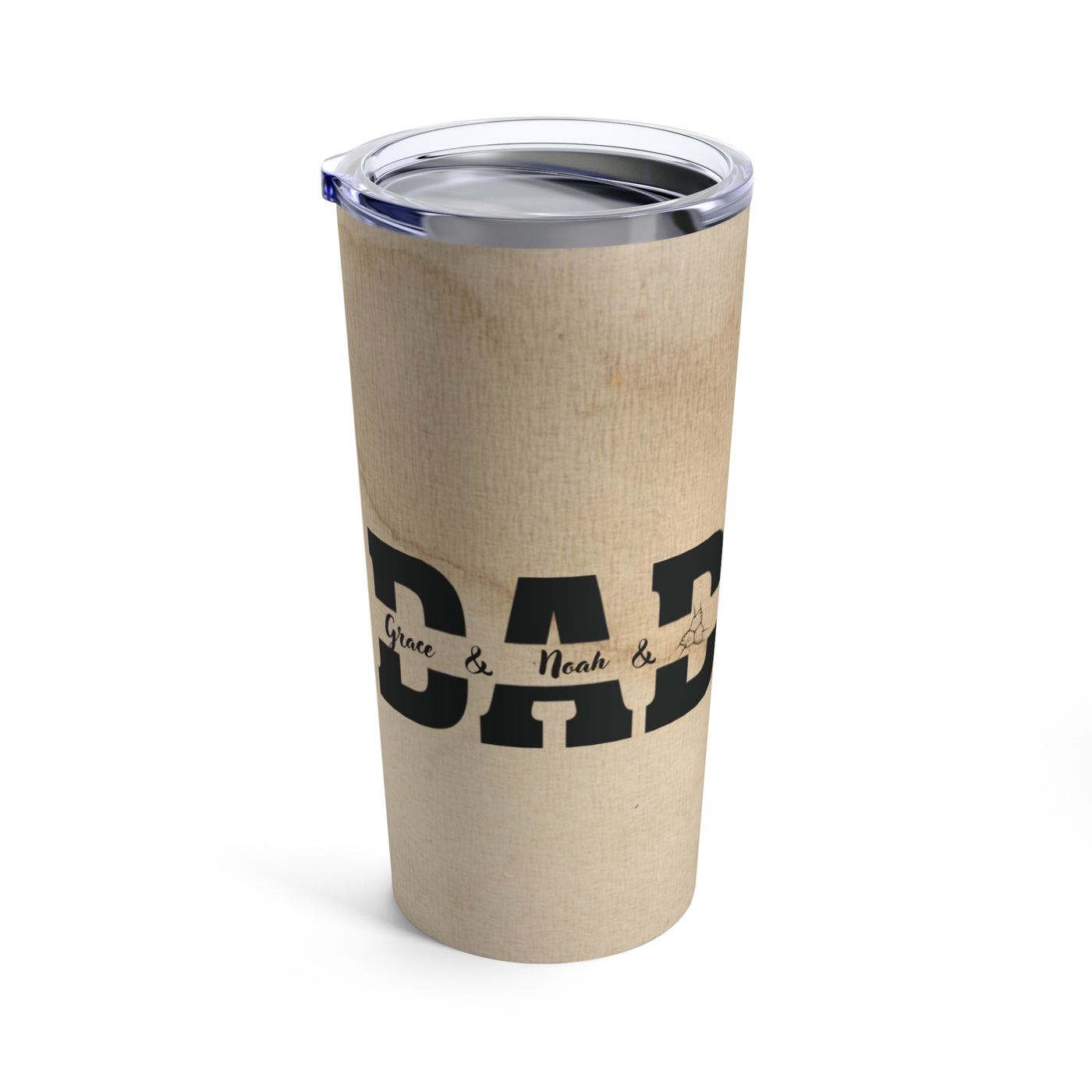 Personalized name Dad tumbler