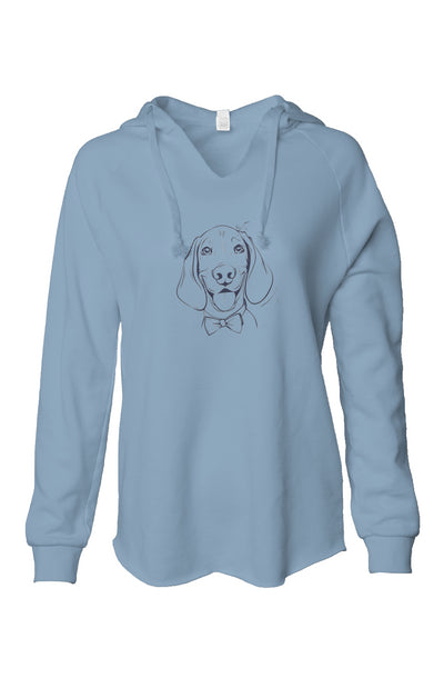 beagle womens lightweight wash hooded sweatshirthoodies