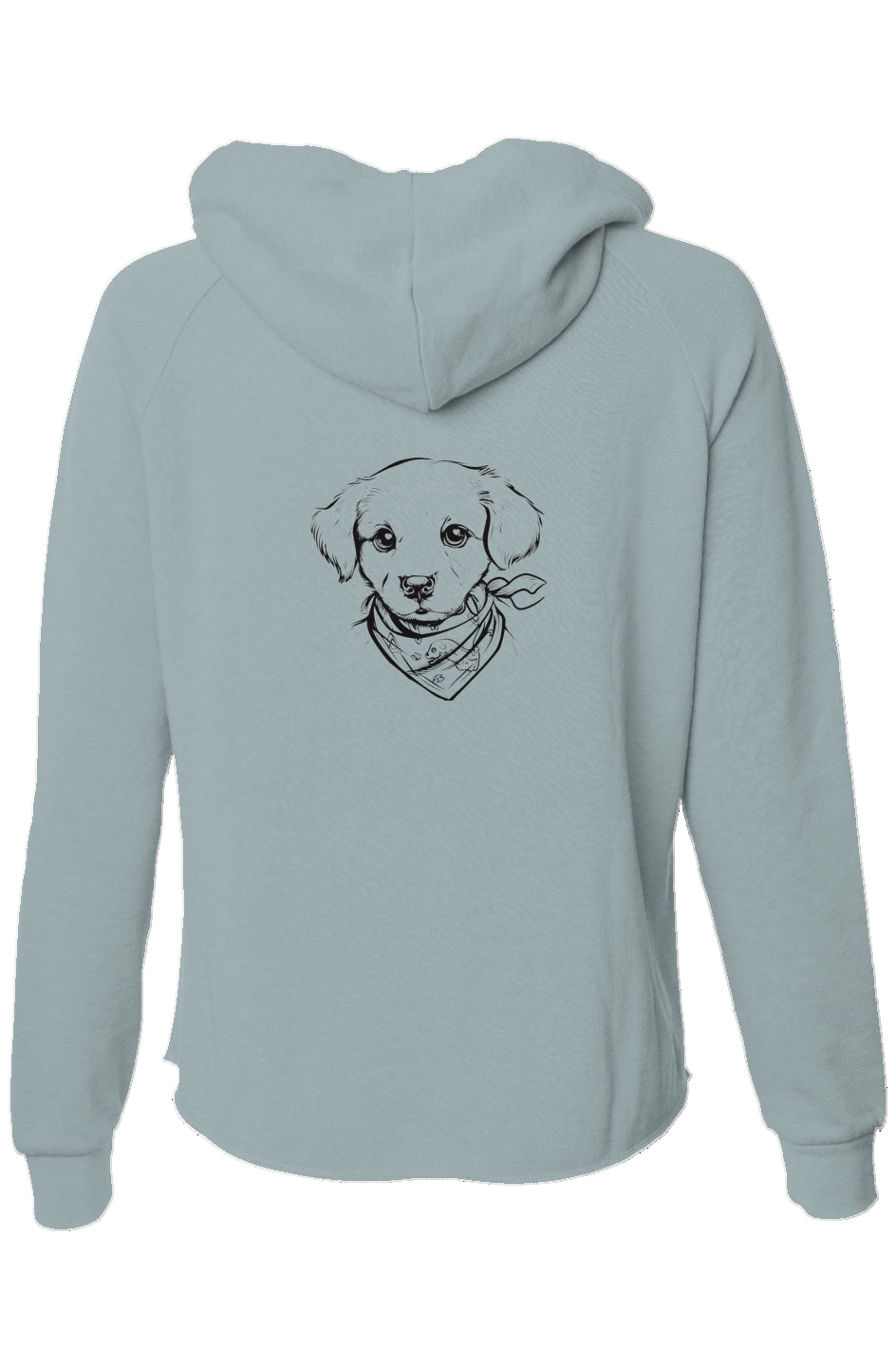 Golden Retriever Puppy Zip Hooded