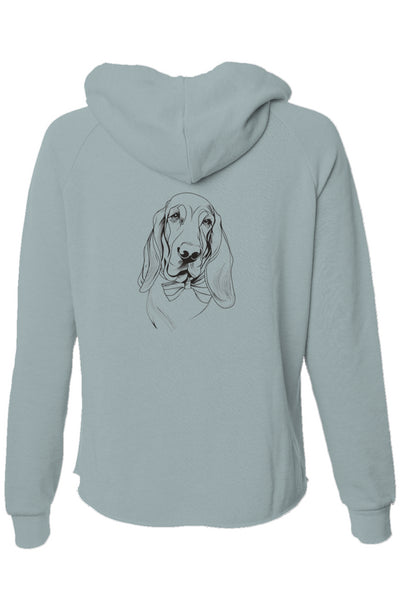 Basset Hound Zip Hooded