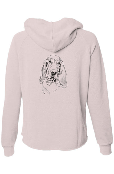 Basset Hound Zip Hooded