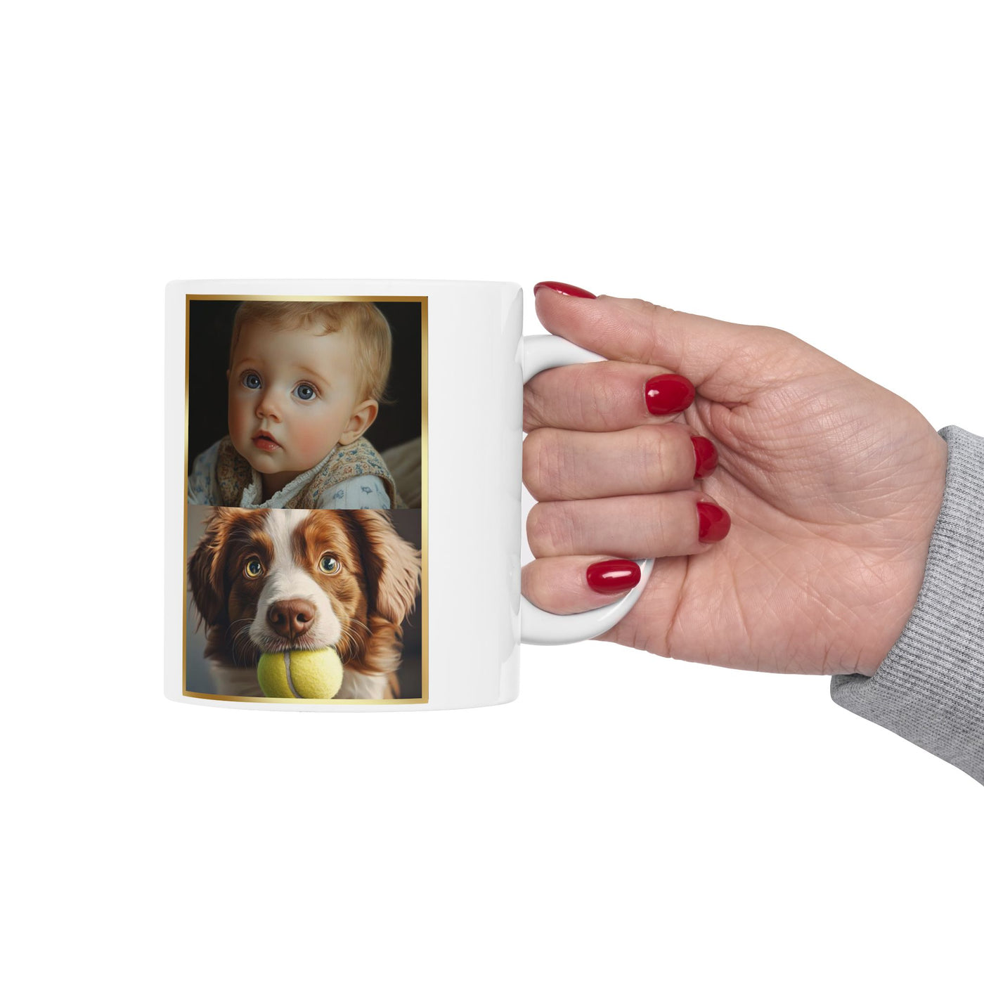 3 Photo Mug Happy Christmas Mom Mug Gift