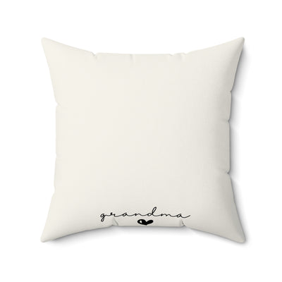 Personalized Photo Grandma Pillow