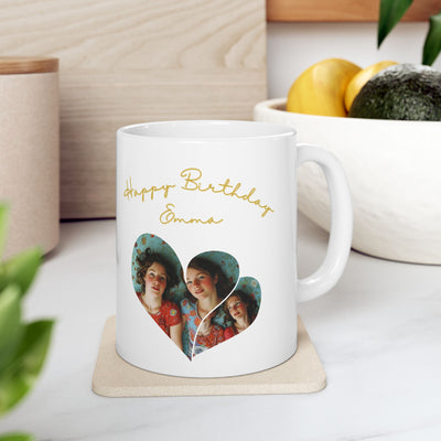 Photo Mug, Personalize with Name