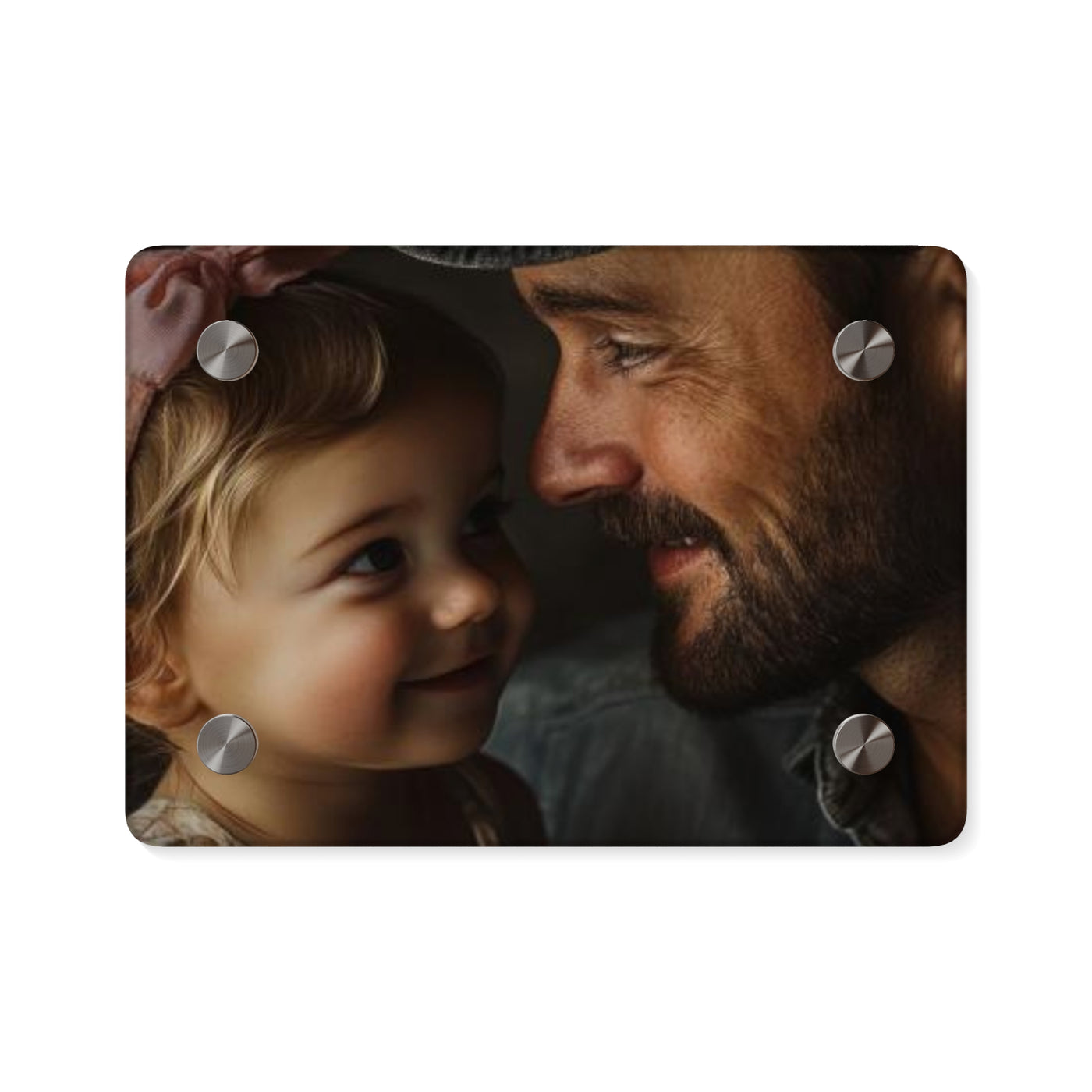 Dad & Daughter Custom Photo Acrylic Wall Art Panels