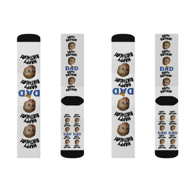 Personalized Face Socks Dad Gift