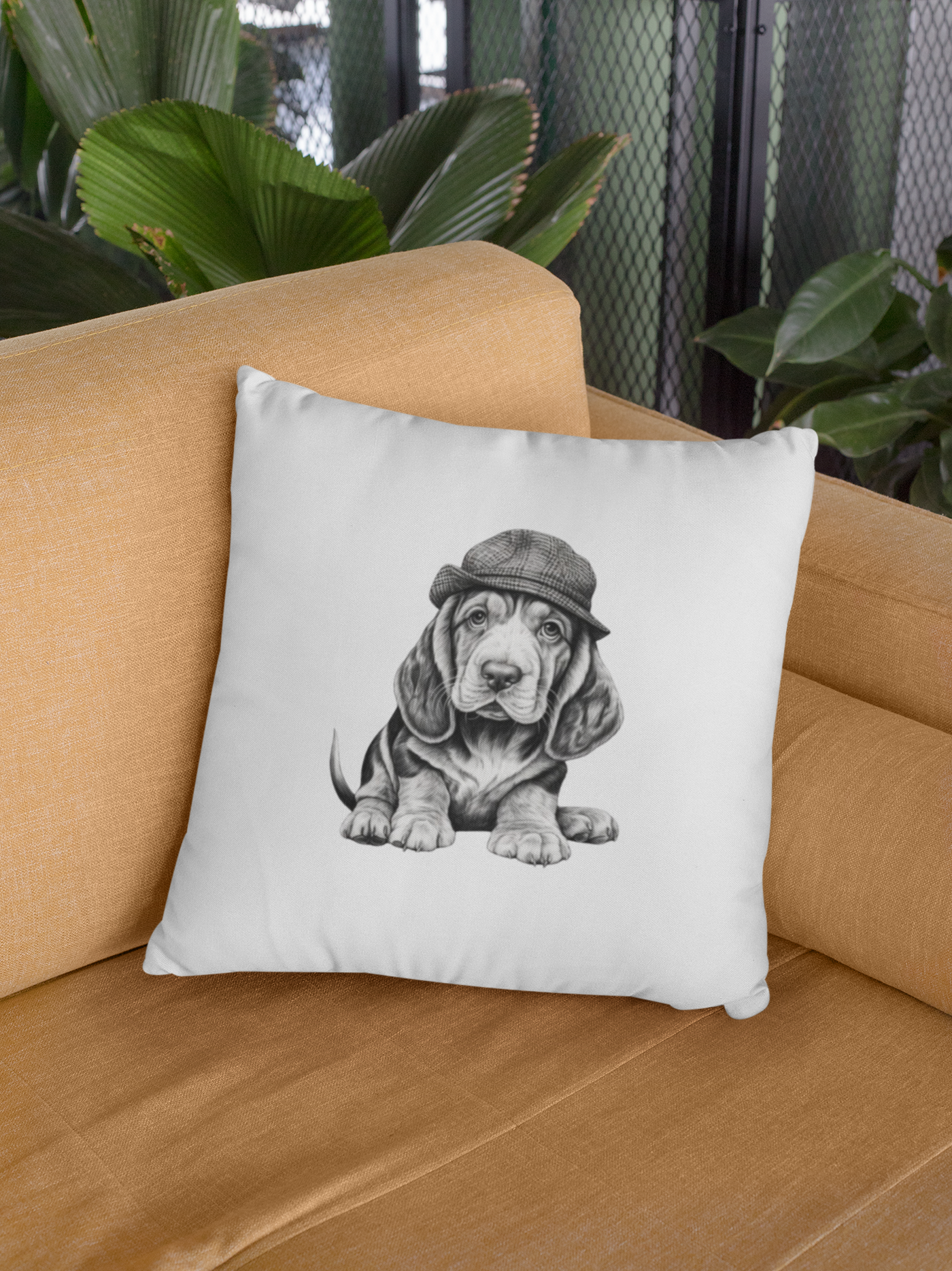 Basset Hound Pillow