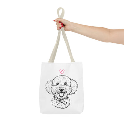 Poodle Tote Bag