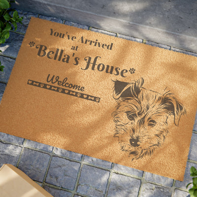 Custom pet Door Mat