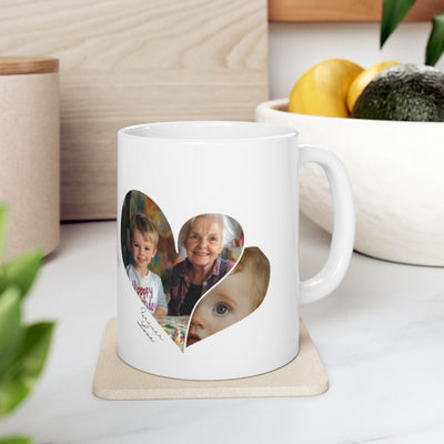 Grandmothers Photo Mug x 2 photos per mug