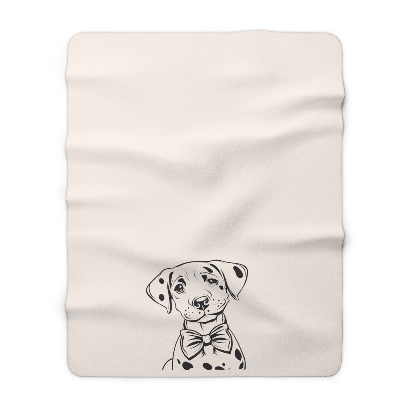 Copy of Dalmatian Sherpa Fleece Blanket