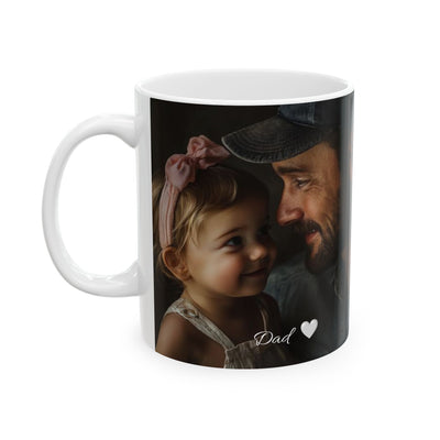 Custom Mug Photo Dad & Daughter