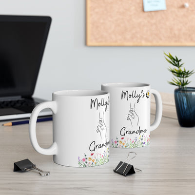 Custom Name Grandma Mug Gift