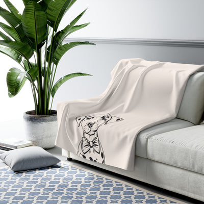 Copy of Dalmatian Sherpa Fleece Blanket