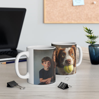 2 Photo Mug Happy Christmas Mom