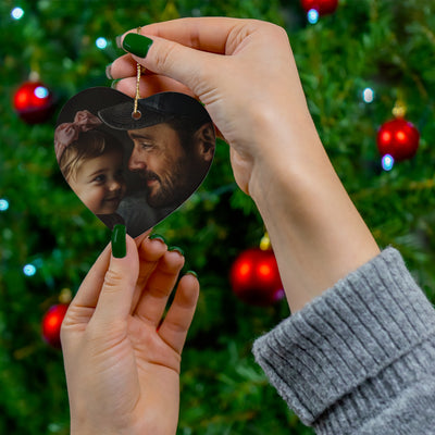 Dad Custom Photo Ornament