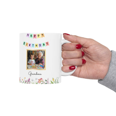 Photo Mug Happy Birthday Grandma