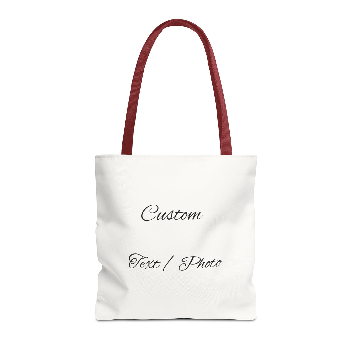 Custom Text or Photo Tote Bag