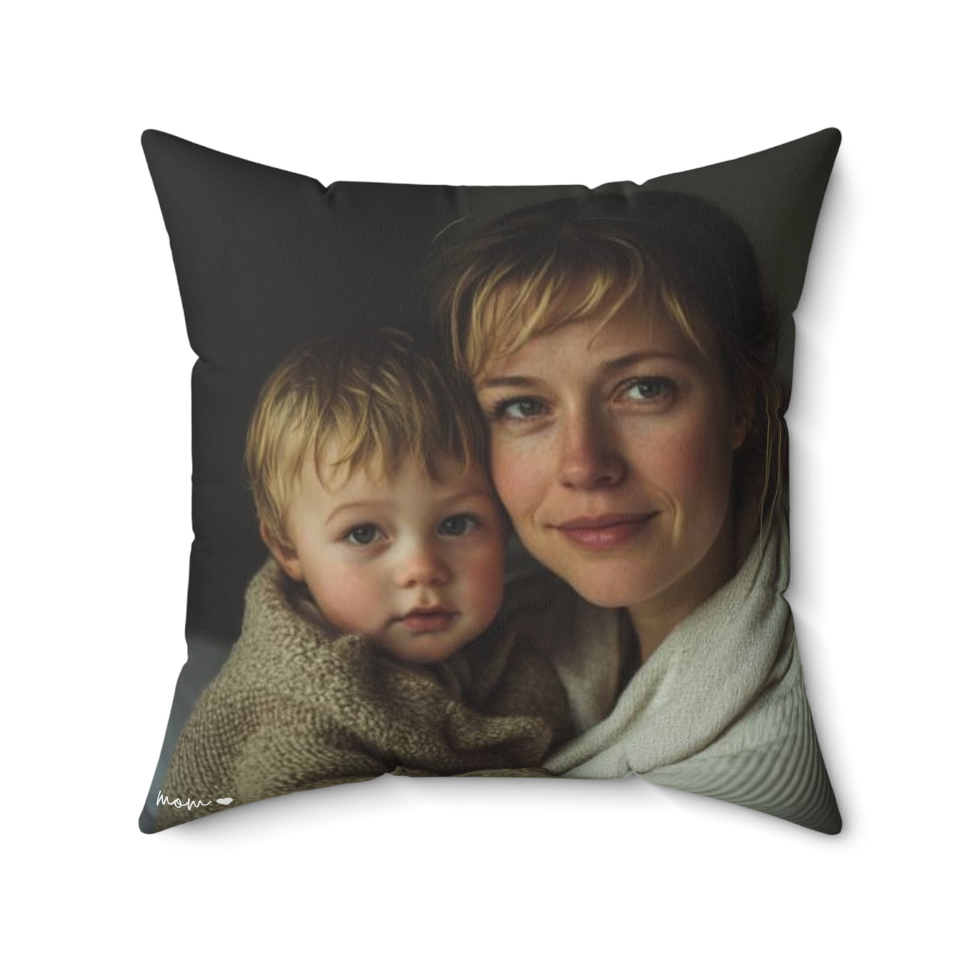 Personalized Photo Mom Pillow