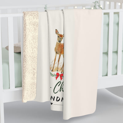 Merry Christmas Grandma Fleece Blanket