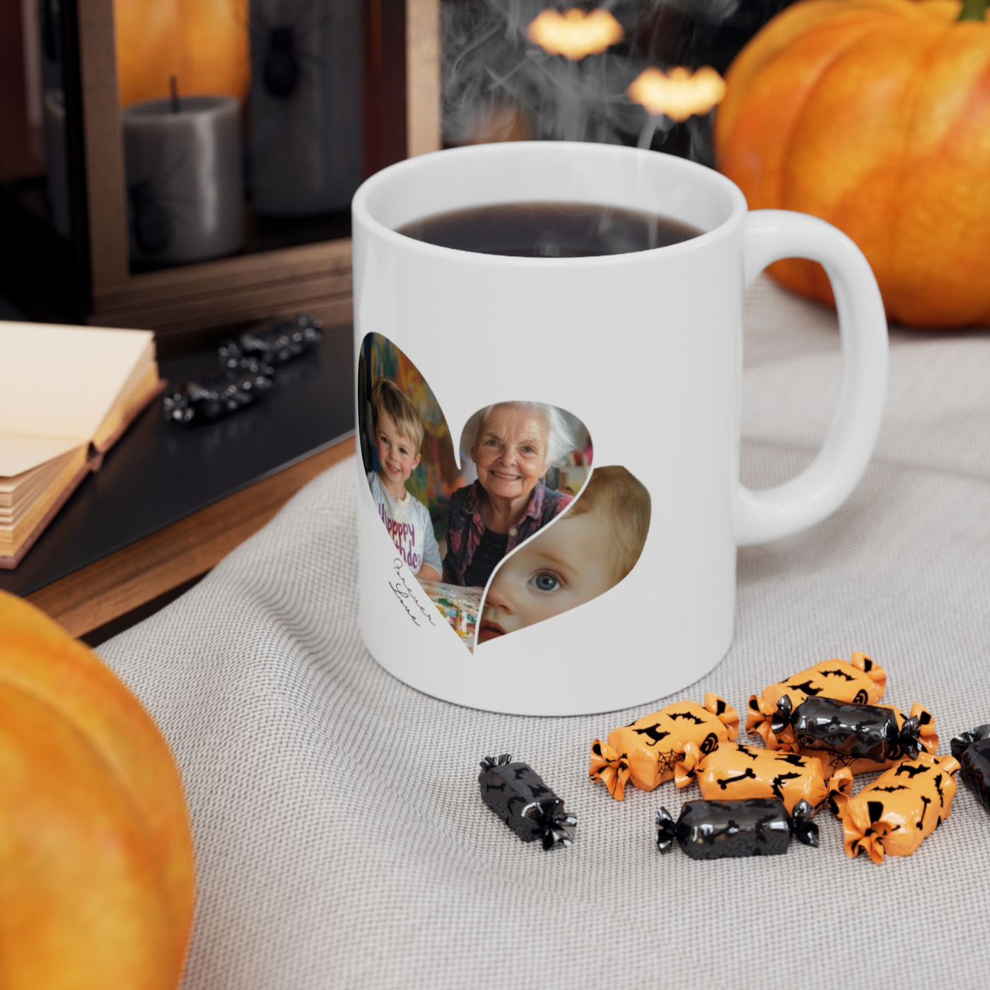 Grandmothers Photo Mug x 2 photos per mug