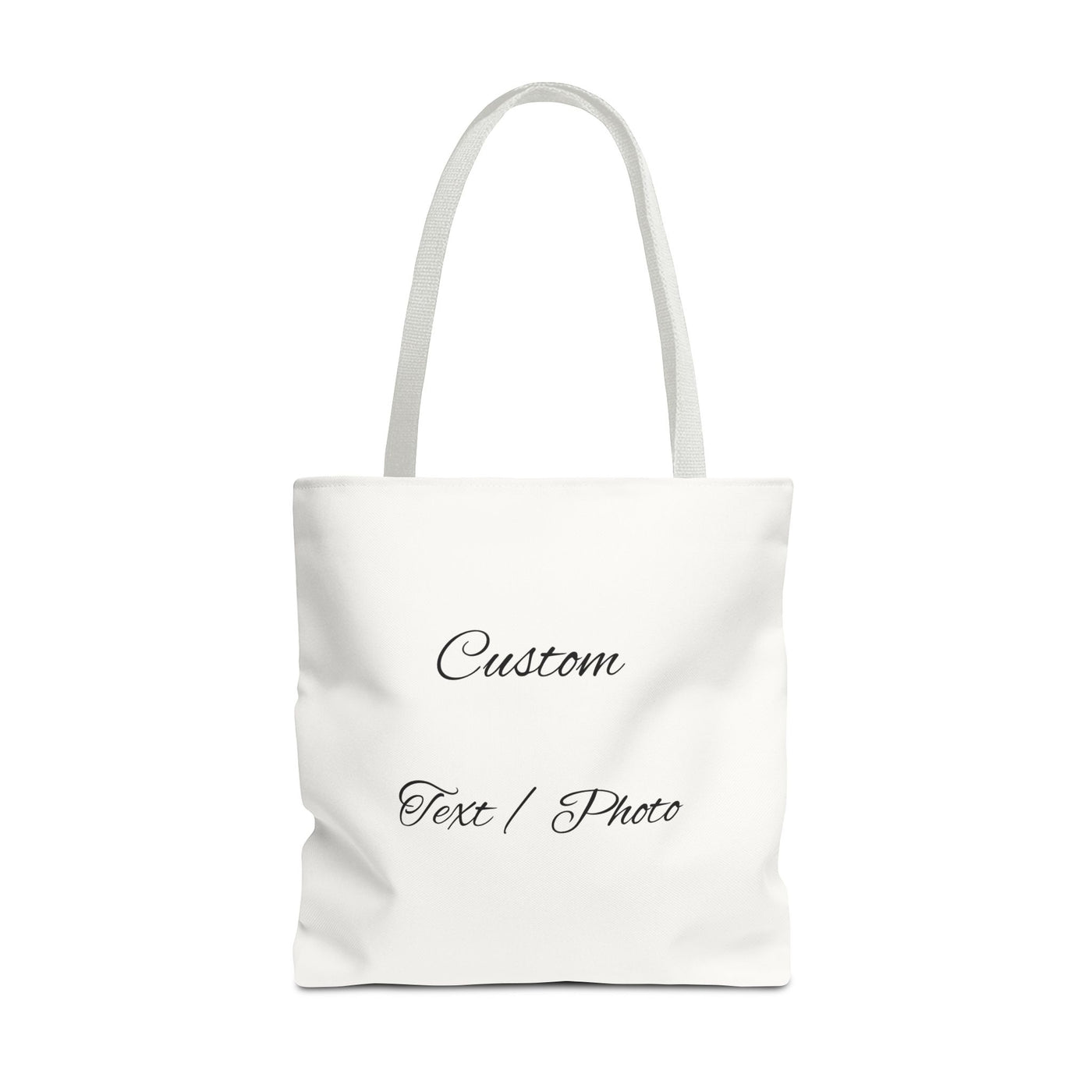 Custom Text or Photo Tote Bag