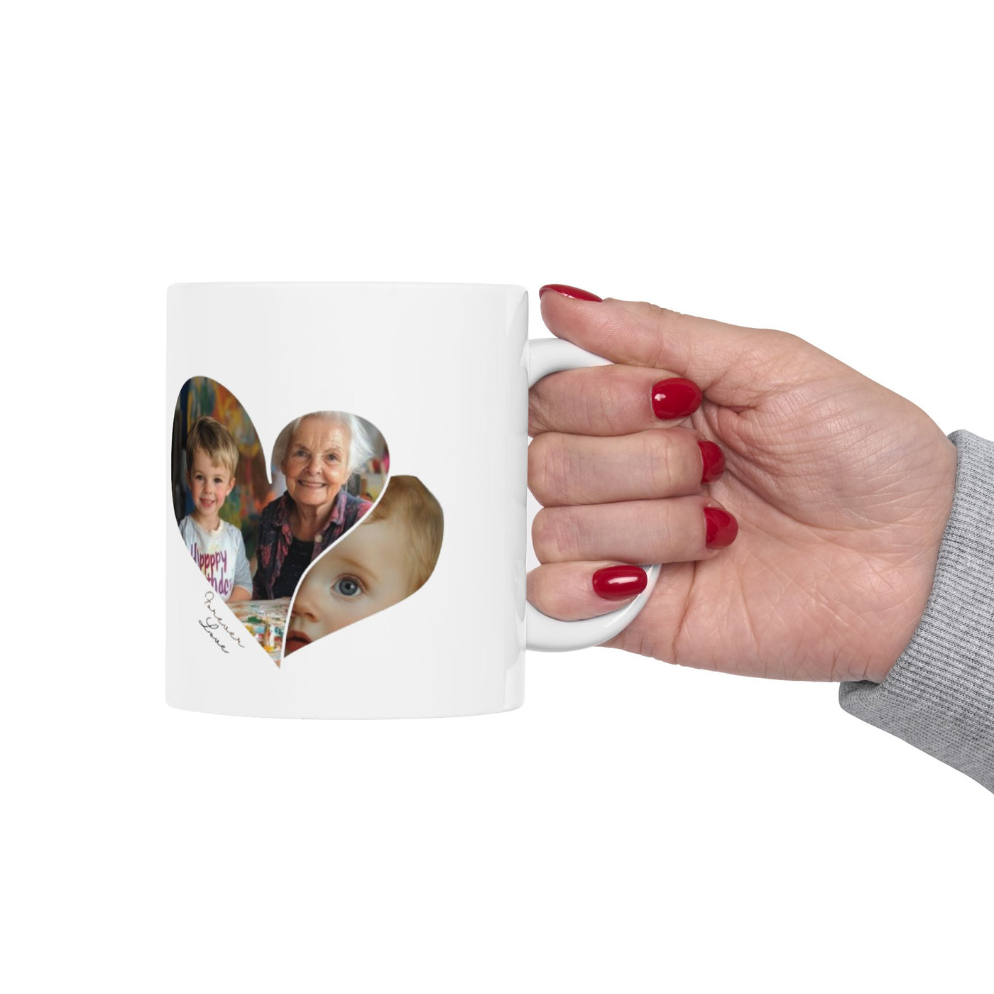 Grandmothers Photo Mug x 2 photos per mug